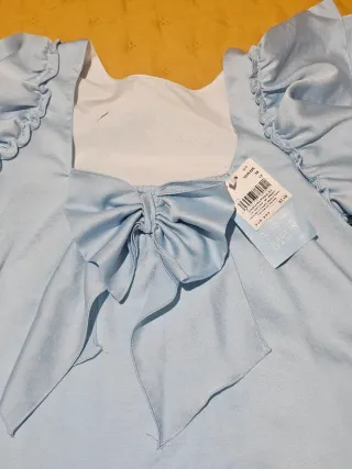 Vestido niña azul celeste 12 años