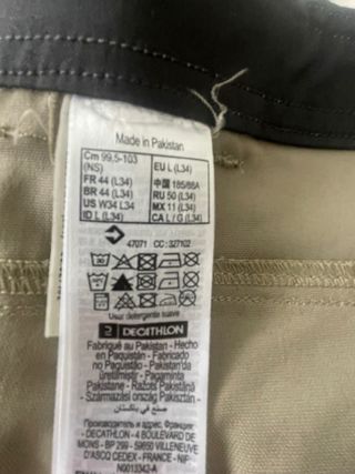 Pantaloni da escursionismo uomo Decathlon T-44