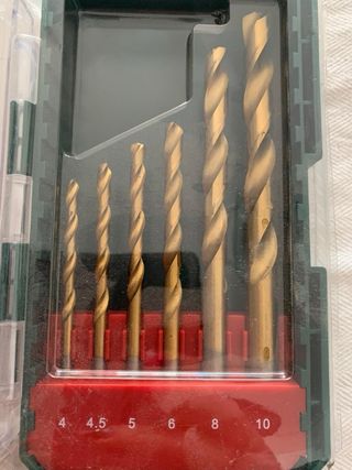 Set punte elicoidali HSS Parkside