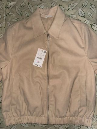 Chaqueta Zara Beige Nueva