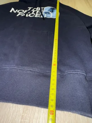 Felpa The North Face blu con cappuccio