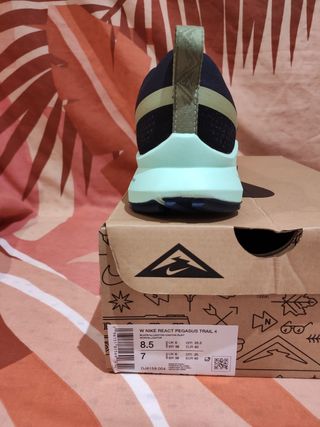 T40 Zapatillas W Nike React Pegasus Trail 4