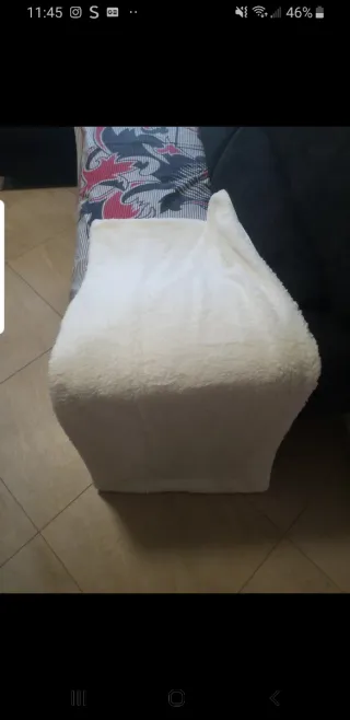 Coperta plaid beige in velluto con retro in agnell