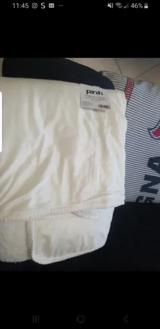 Coperta plaid beige in velluto con retro in agnell