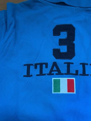 Polo Ralph Lauren Italia Manga Larga Azul