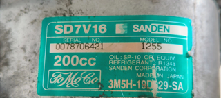 COMPRESOR AIRE ACONDICIONADO MAZDA 3 BERLINA (BK)