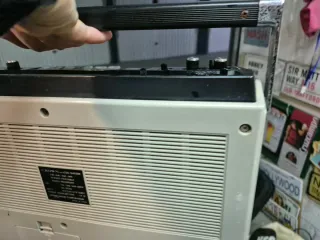 Radio Cassette Crown FM Antiguo Funciona