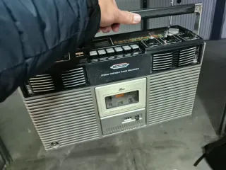 Radio Cassette Crown FM Antiguo Funciona