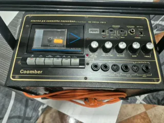 Radio Cassette Crown FM Antiguo Funciona