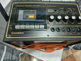 Radio Cassette Crown FM Antiguo Funciona