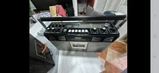 Radio Cassette Crown FM Antiguo Funciona