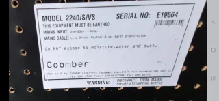 Radio Cassette Crown FM Antiguo Funciona