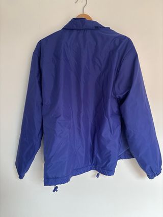 Anorak azul con forro polar