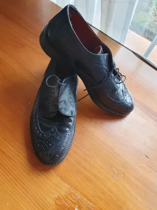 Zapatos Buicks Cuero Negro