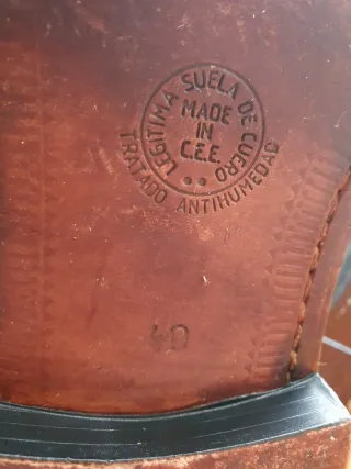 Zapatos Buicks Cuero Negro