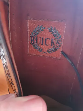 Zapatos Buicks Cuero Negro