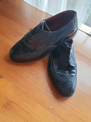 Zapatos Buicks Cuero Negro