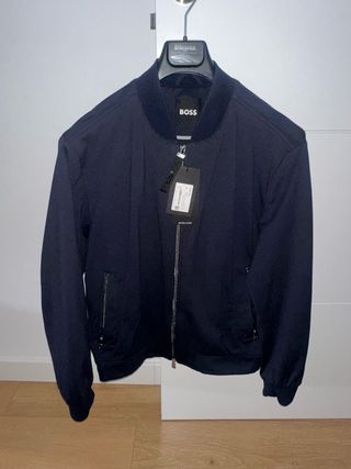 Chaqueta Bomber Azul Boss