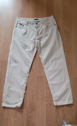 Pantalón chino hombre beige talla L