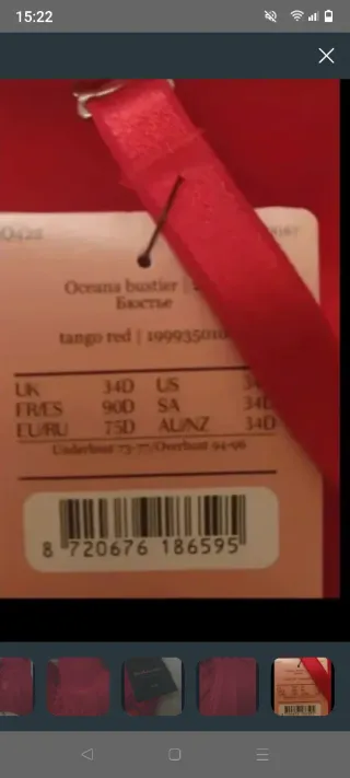 Corsé Liguero Rojo Sin Estrenar