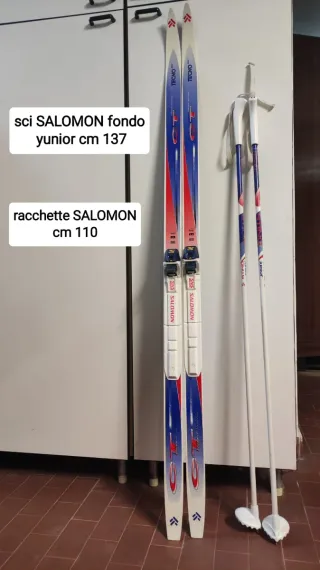 Scarpette sci fondo junior Salomon N36