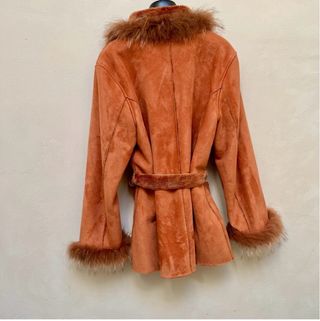 Montgomery scamosciato con ecopelliccia