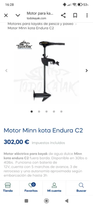 Motor eléctrico Minn Kota Endura 40