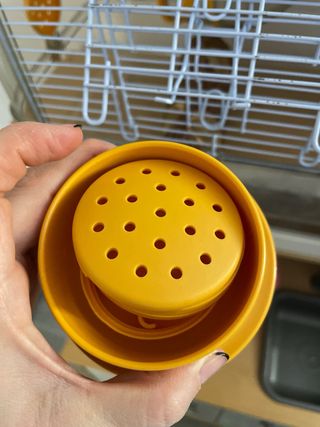 Gabbia criceti 3 piani gialla