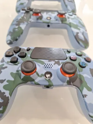 Mando PS4 Camuflaje Azul