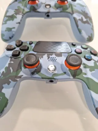 Mando PS4 Camuflaje Azul