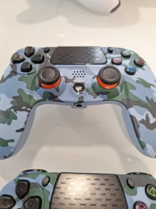 Mando PS4 Camuflaje Azul