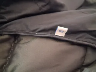 Piumino donna lungo nero