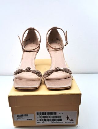 Sandalias Menbur Doradas -Talla 38