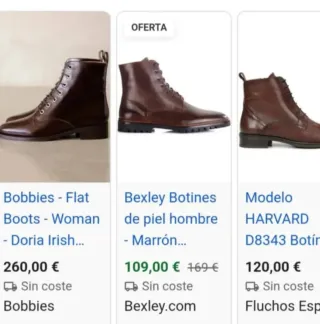 Lote - Zapato y Botín Marrón Piel Auténtica