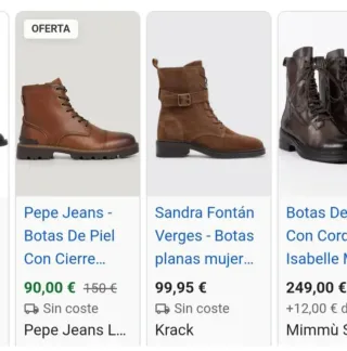 Lote - Zapato y Botín Marrón Piel Auténtica