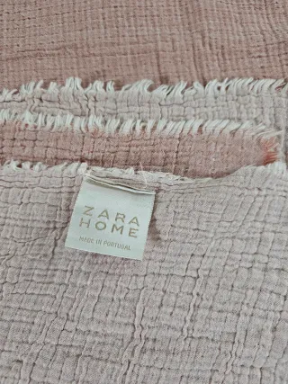 Colcha Zara Home Rosa
