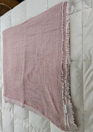 Colcha Zara Home Rosa