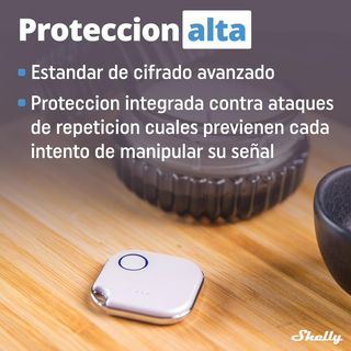 Shelly BLU Button 1, Botón Blanco Bluetooth De Acc