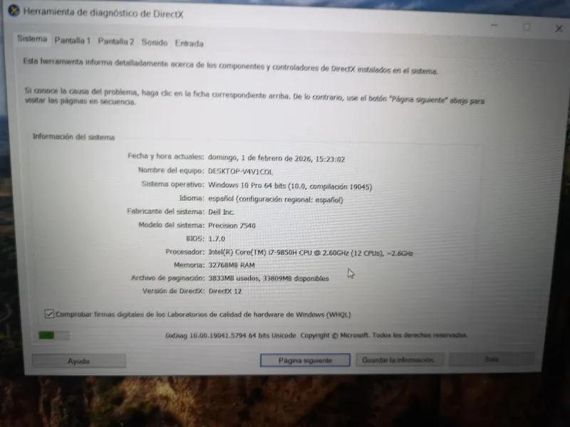 Dell Precision 7540 i7 9th Gen afbeelding 8