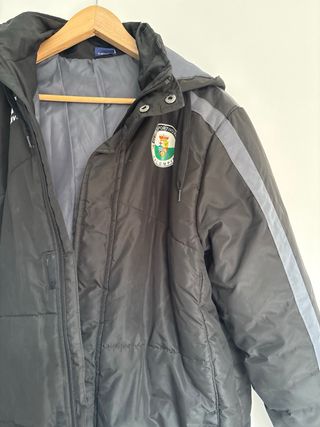 Anorak futbol niño Luanvi negro y gris