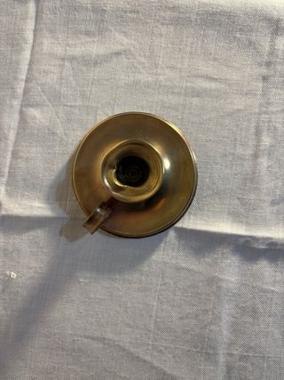 Candeliere candelabro in ottone vintage