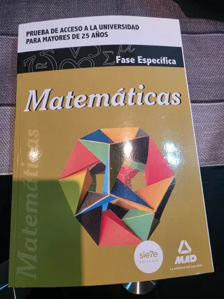 Matemáticas acceso a la universidad.