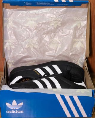 Zapatillas Adidas Superstar Negras Blancas