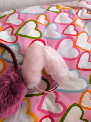 (Todo 2€)Lote 3 Orejeras Peluche