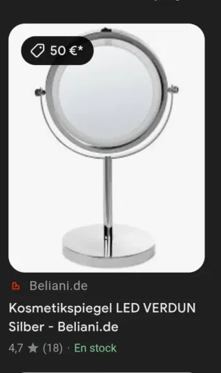 ESPEJO AUMENTO MAQUILLAJE AFEITADO ✅