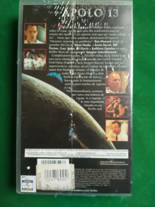 VHS Apolo 13 Sin Abrir