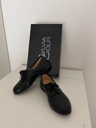 Zapatos Sylvia Cioli niño negros TALLA 28