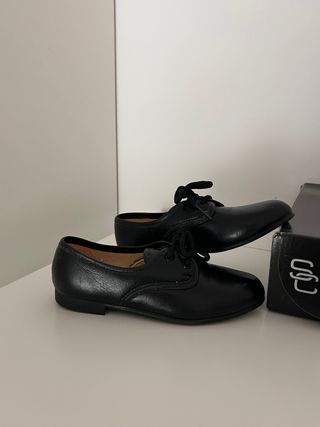 Zapatos Sylvia Cioli niño negros TALLA 28