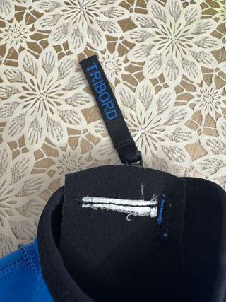Neopreno Tribord corto negro y azul