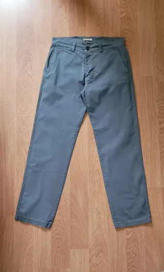Pantalón gris hombre talla L